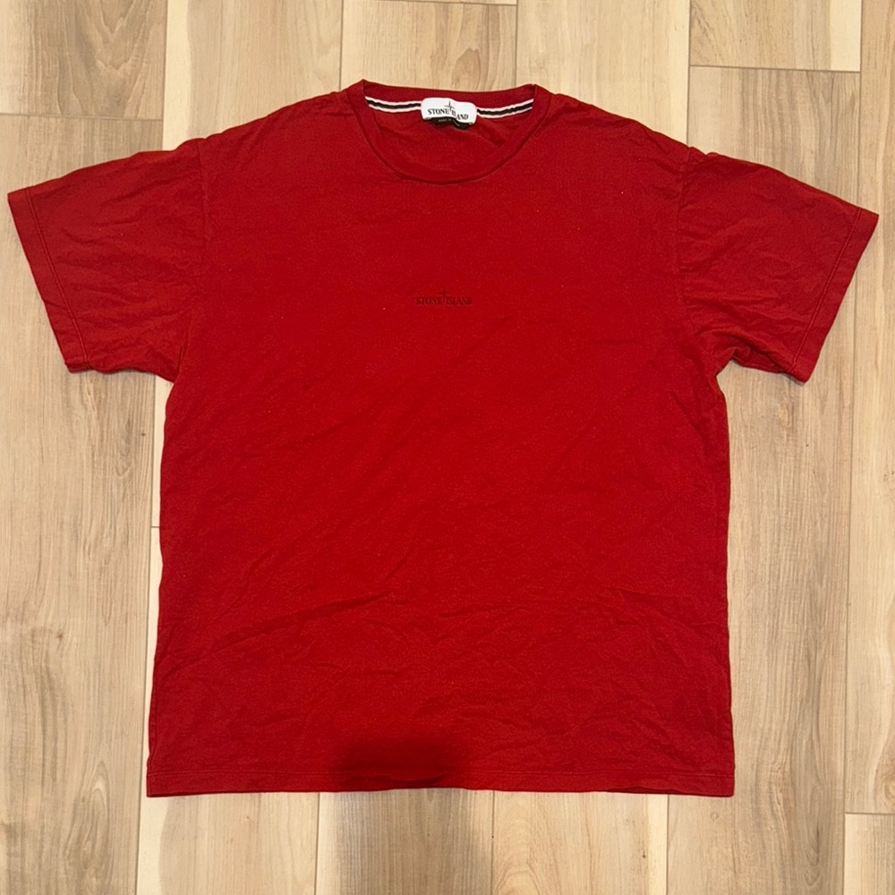 Stone Island Red Casual Men's Shirt
